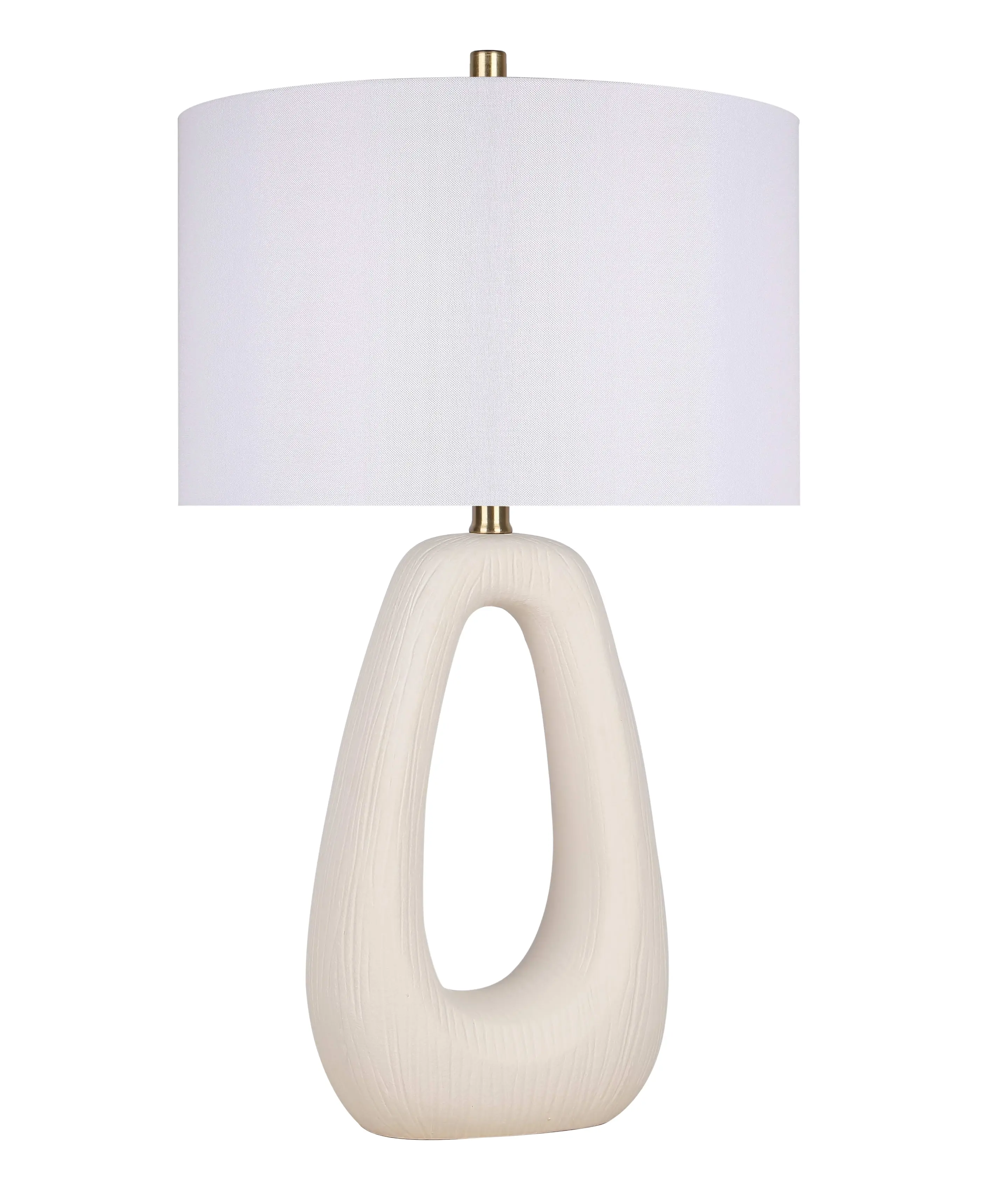 Serenity Loop White Table Lamp-1
