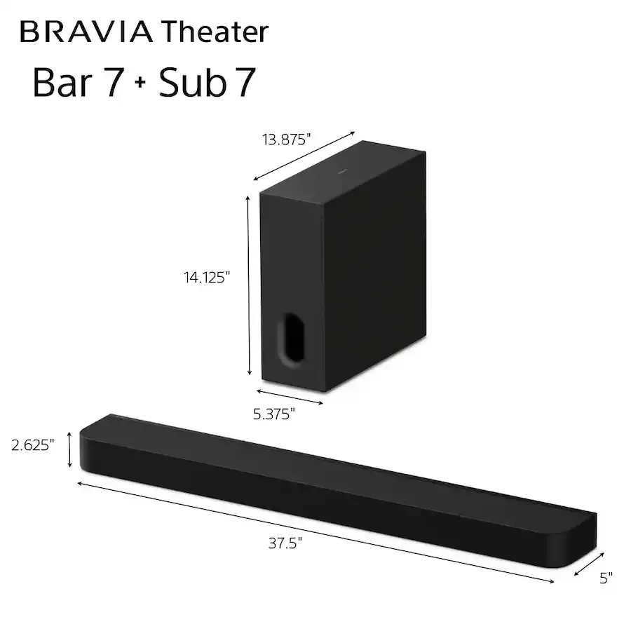 HTAP710 Sony BRAVIA Theater Subwoofer and Soundbar 7-3