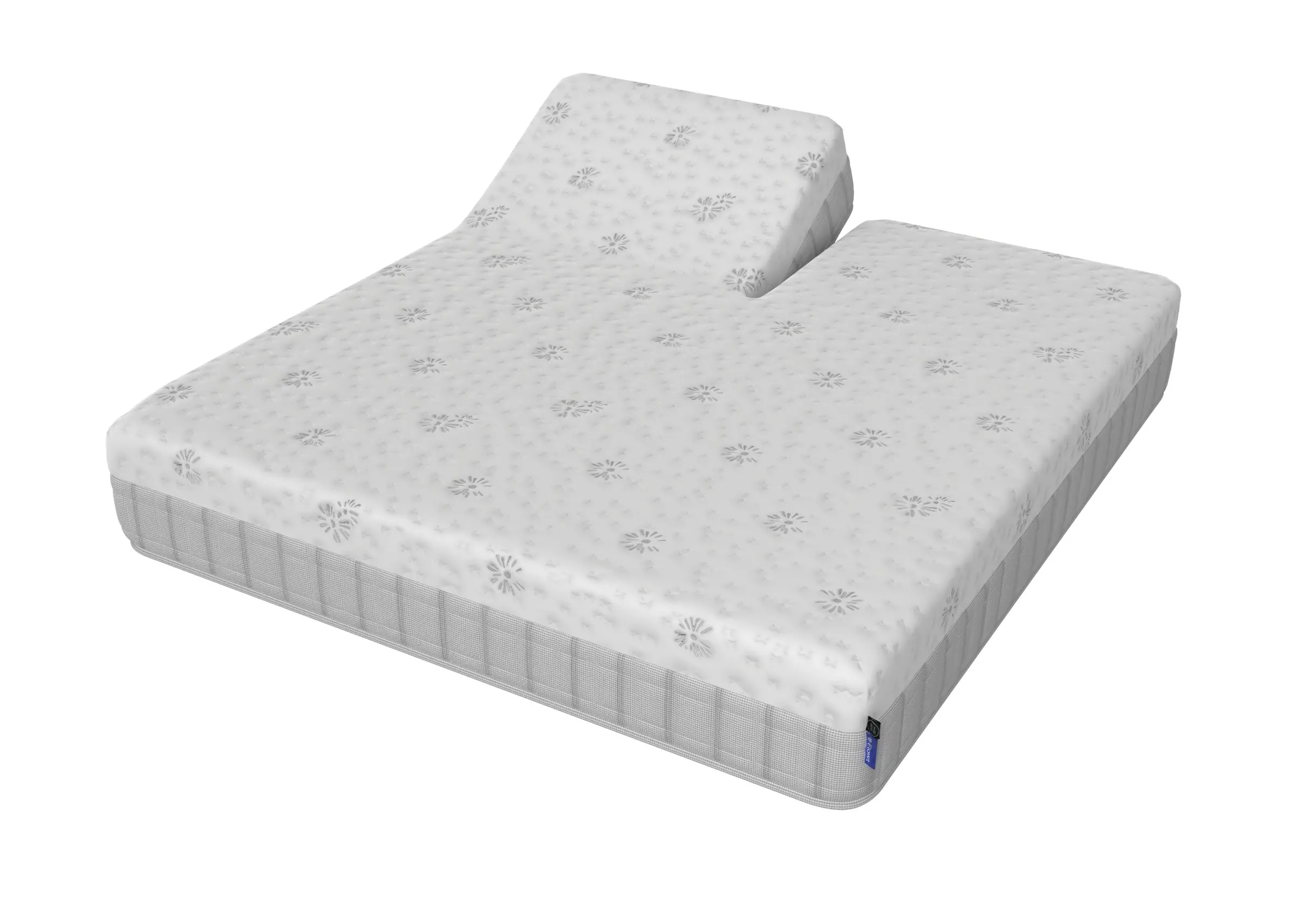 8654KK-1052 King Koil Flowt Lani Plush Latex Hybrid Split Head Queen Mattress-1