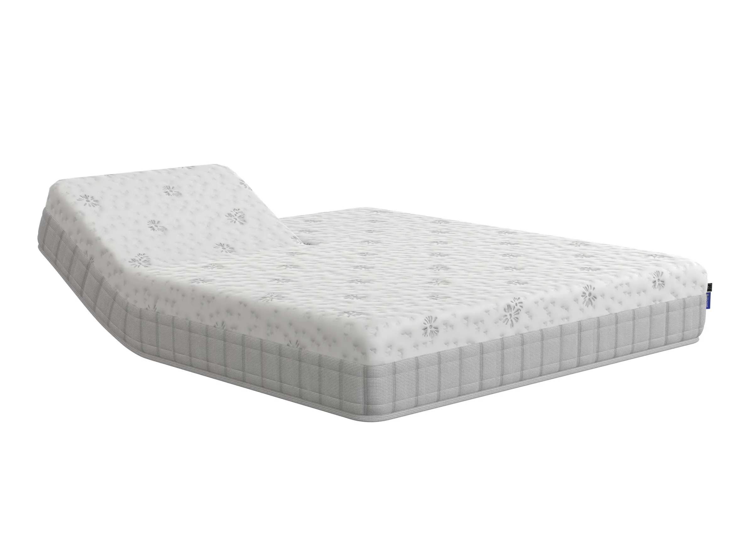 8654KK-1052 King Koil Flowt Lani Plush Latex Hybrid Split Head Queen Mattress-4