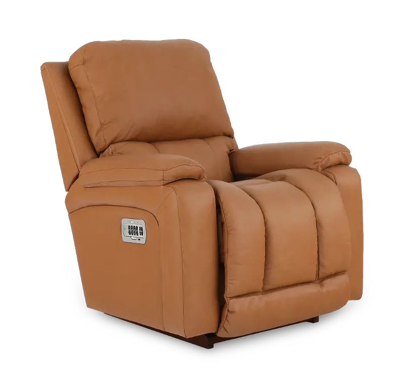 Greyson Butternut Power Rocker Recliner with Headrest and Lumbar