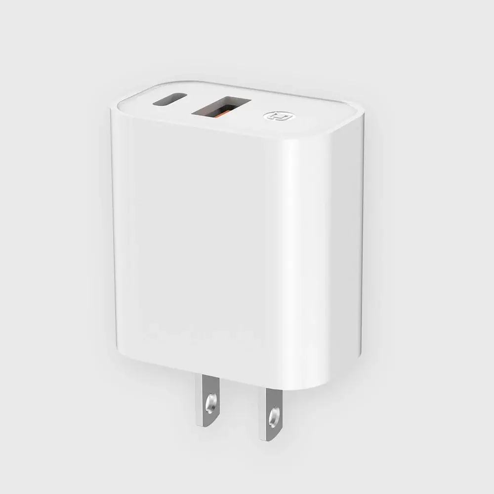 Caseco White Pulse Dual Port 30W Wall Charger-2