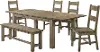 Cardova Vineyard Oak 6-Piece Extendable Dining Set