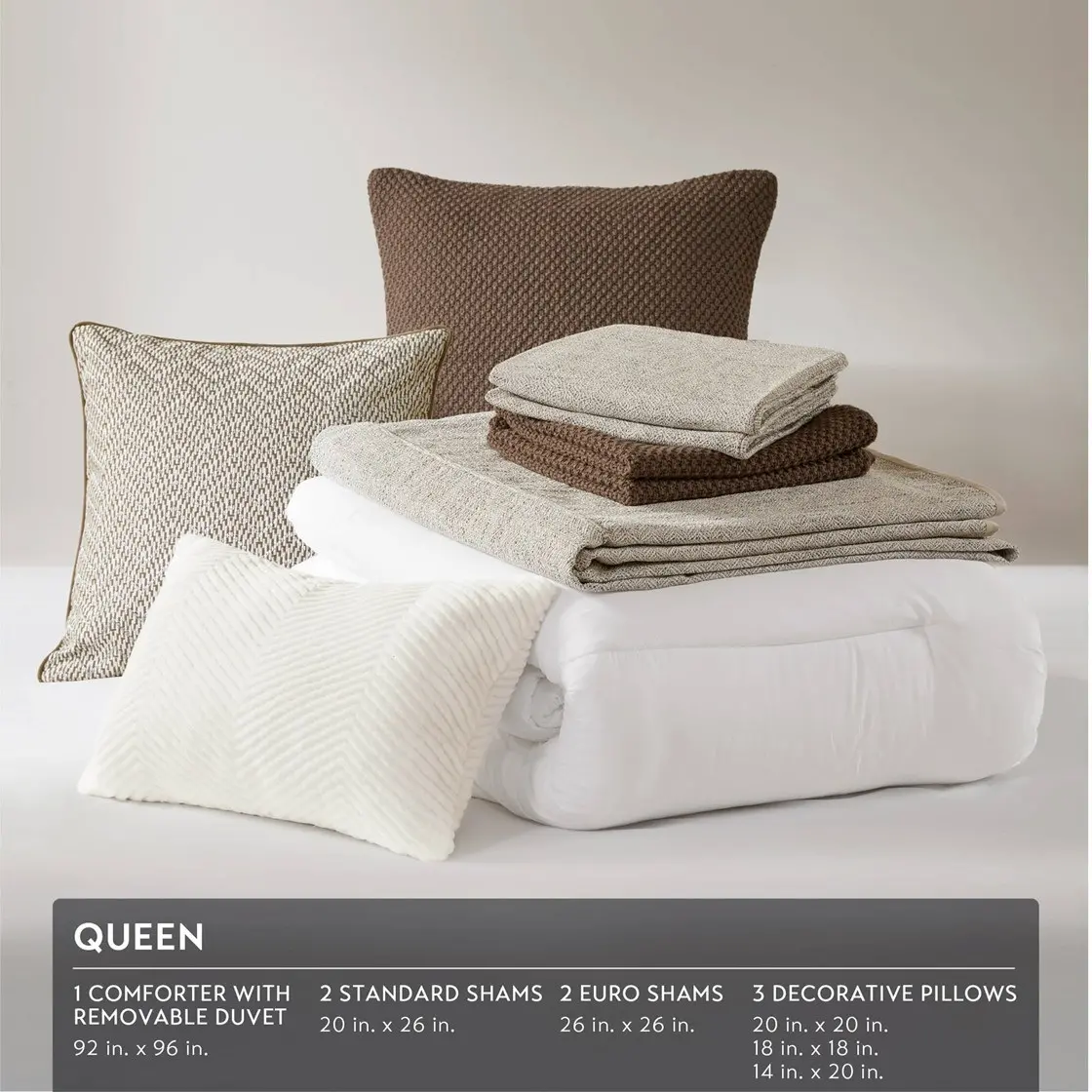 Sandstorm Madison Park King 9 Piece Comforter Set-10
