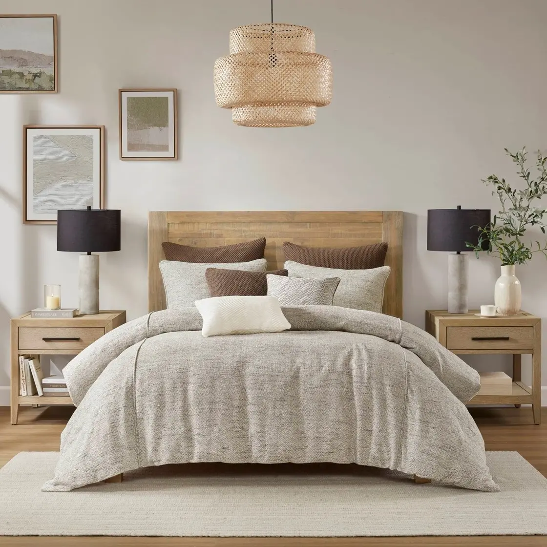 Sandstorm Madison Park King 9 Piece Comforter Set-11