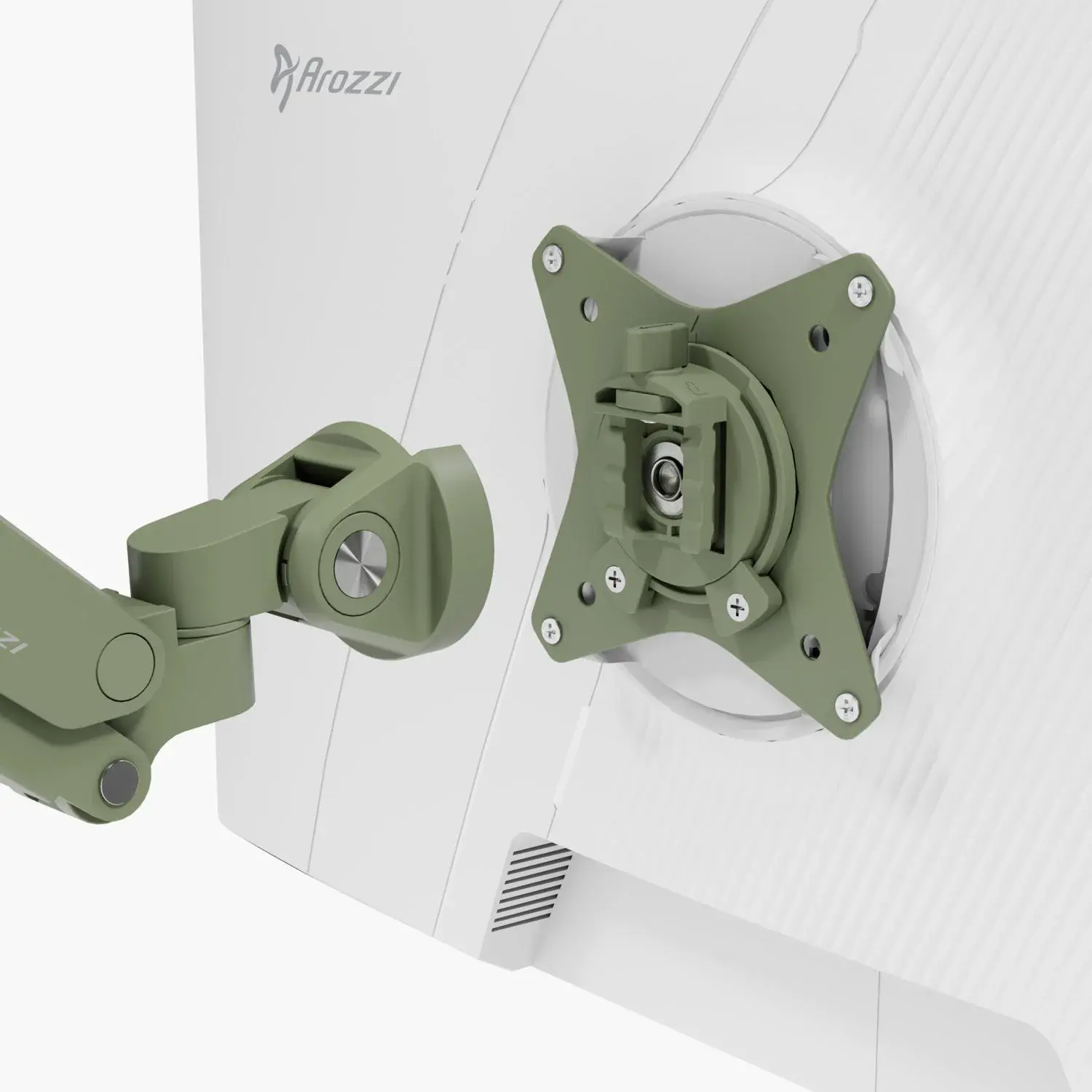 AZ-ALZARE-NEO-FST Arozzi Alzare Neo Forest Green Single Gas Spring Monitor Arm-7
