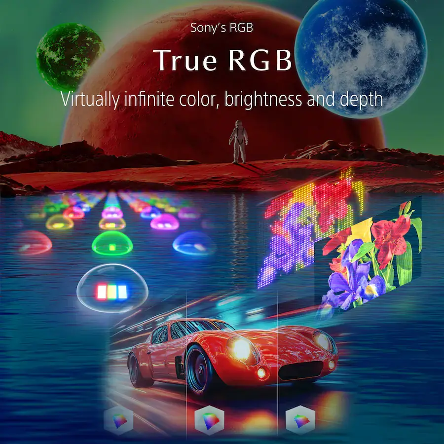 K65XR70M2 Sony 65 Class BRAVIA 7 II Series True RGB 4K HDR Google TV with Gemini-9