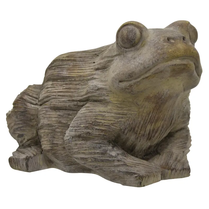 Brown Frog Figurine
