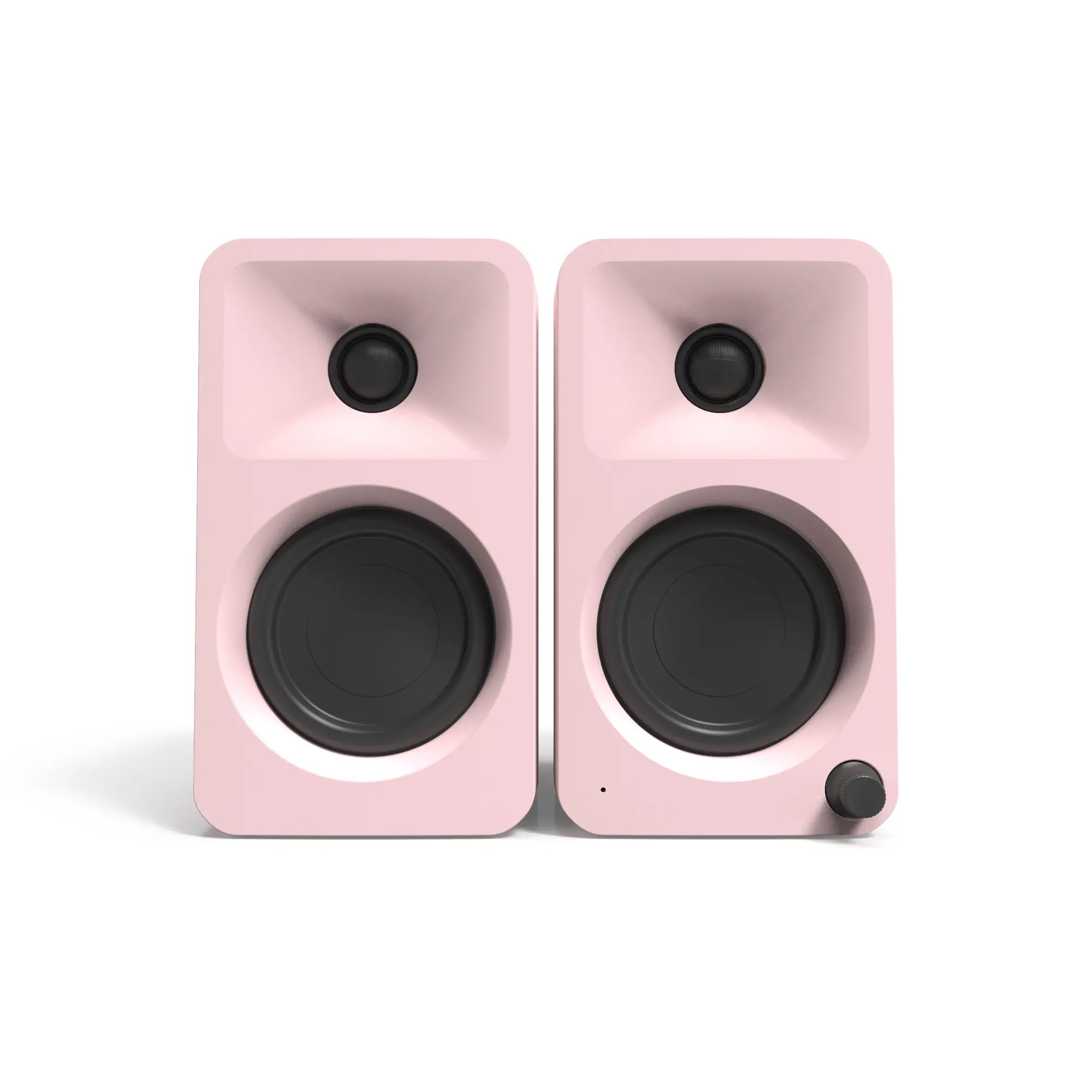 Kanto ORA Bluetooth Desktop Speakers - Pink, Set of 2-1