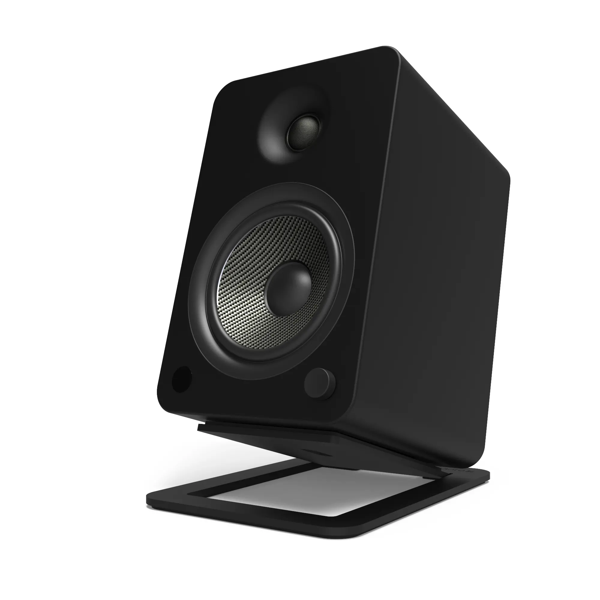 Kanto Angled Desktop Speaker Stands for Large Speakers - Black, Set of 2-7