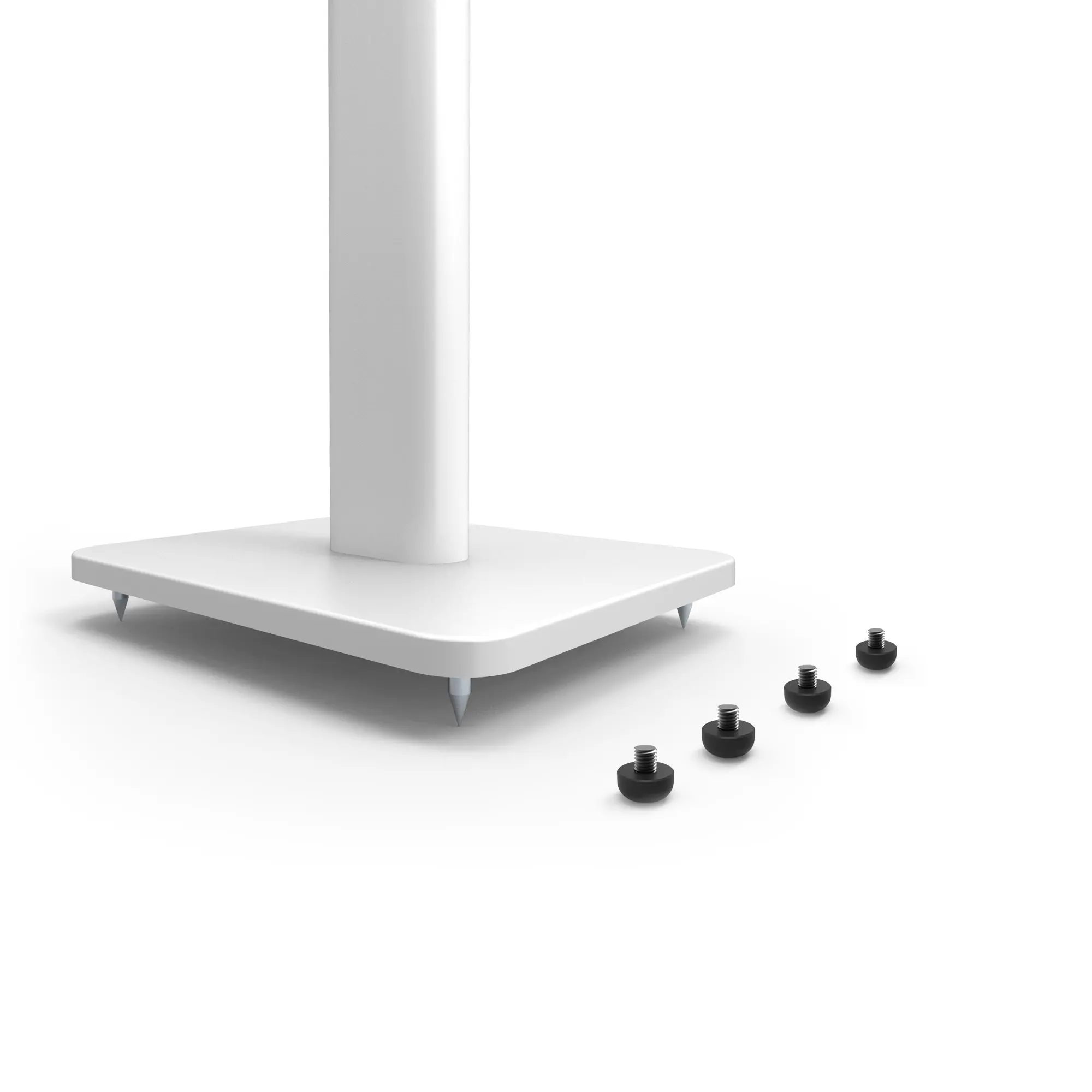 Kanto 32 Bookshelf Speaker Swiveling Floor Stands - White, Set of 2-8