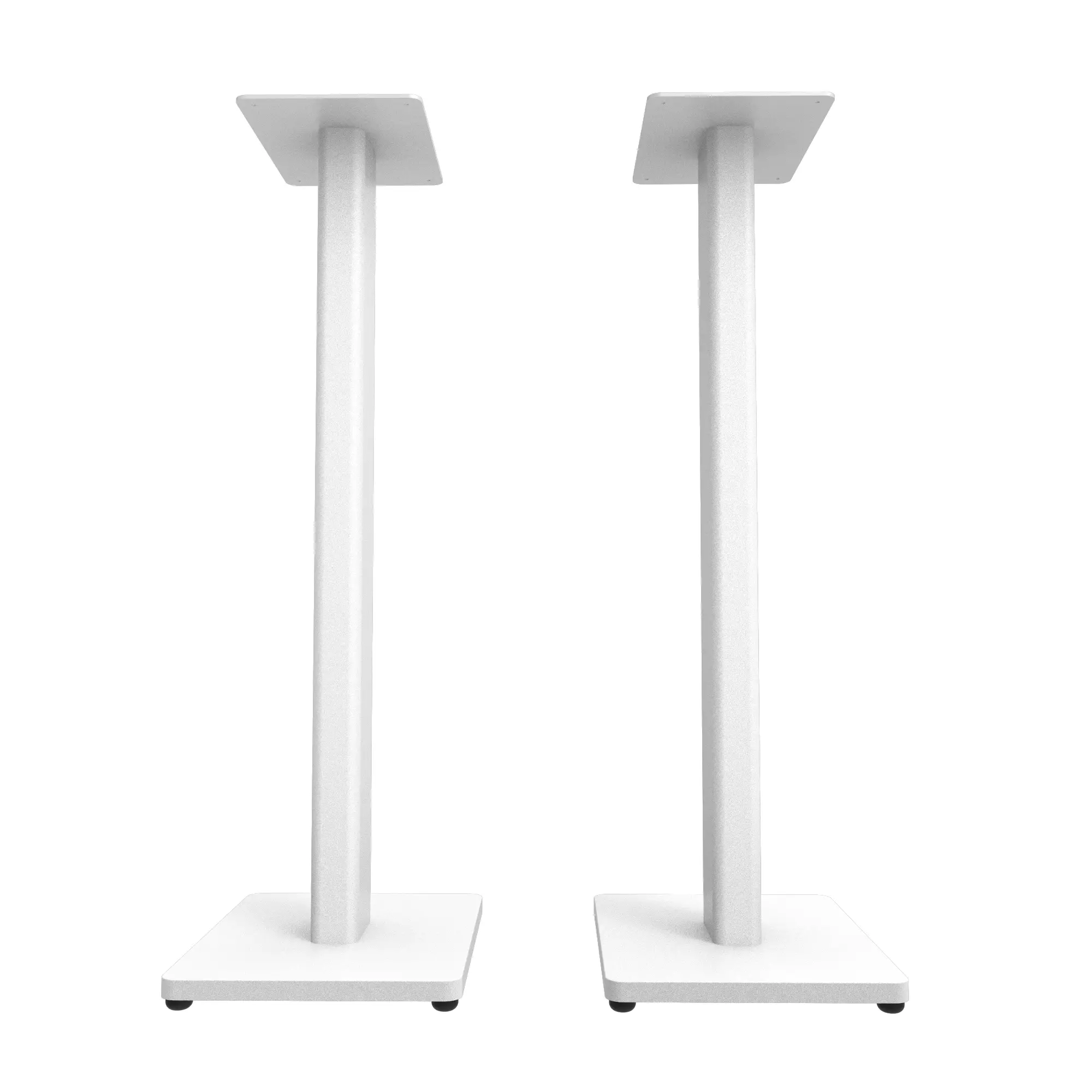 Kanto ST28W 28 Universal Bookshelf Speaker Floor Stand - White, Set of 2-1