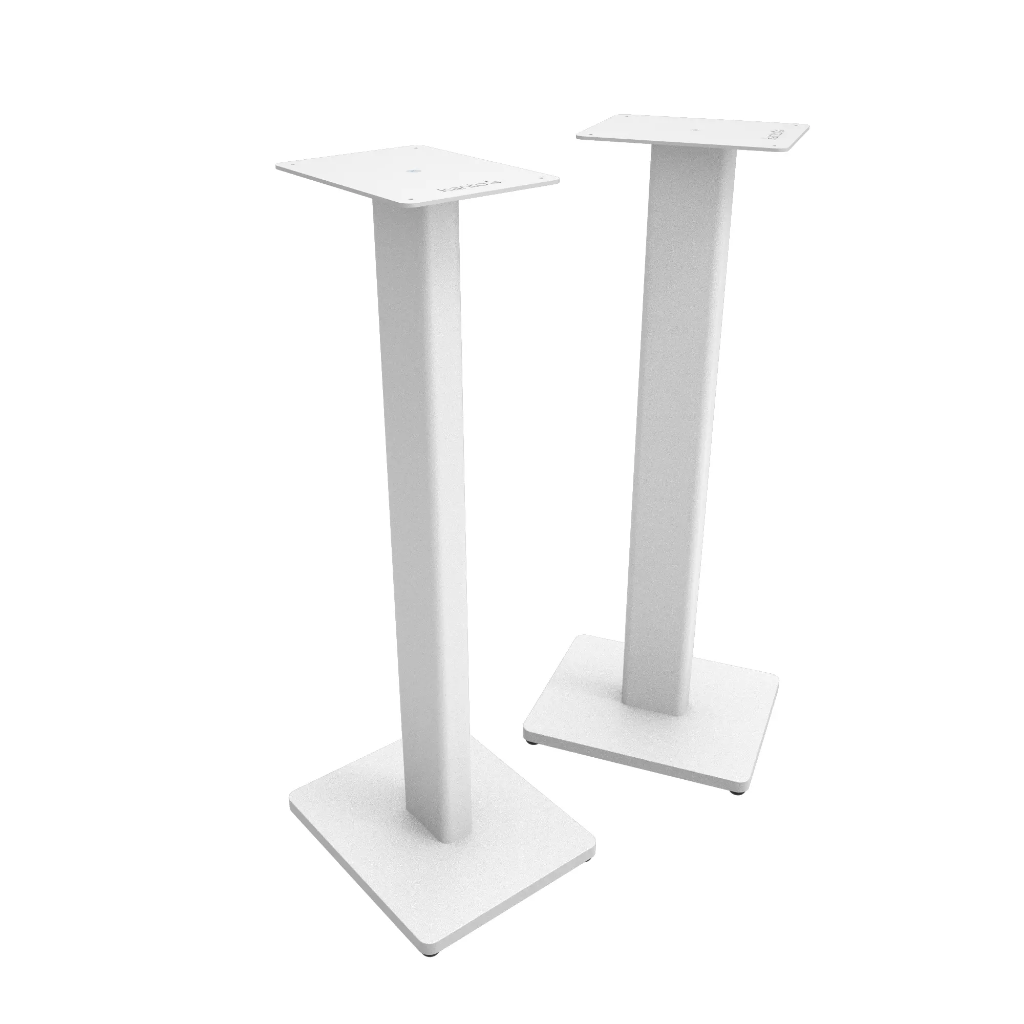 Kanto ST28W 28 Universal Bookshelf Speaker Floor Stand - White, Set of 2-3