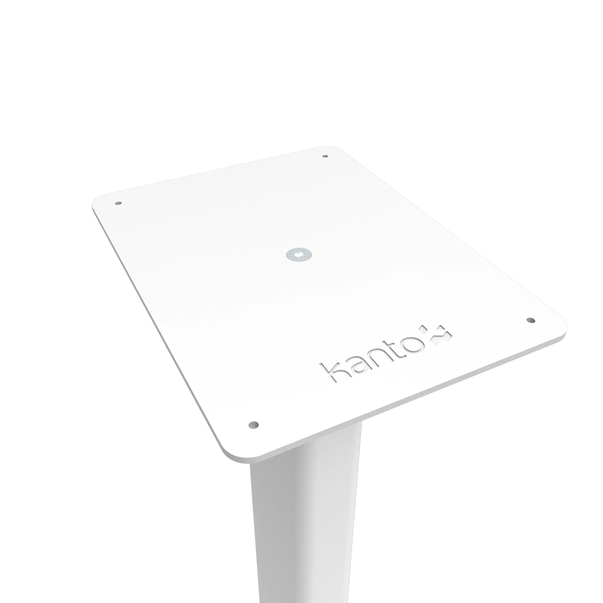 Kanto ST28W 28 Universal Bookshelf Speaker Floor Stand - White, Set of 2-5