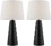 Muriel Black Table Lamp Set