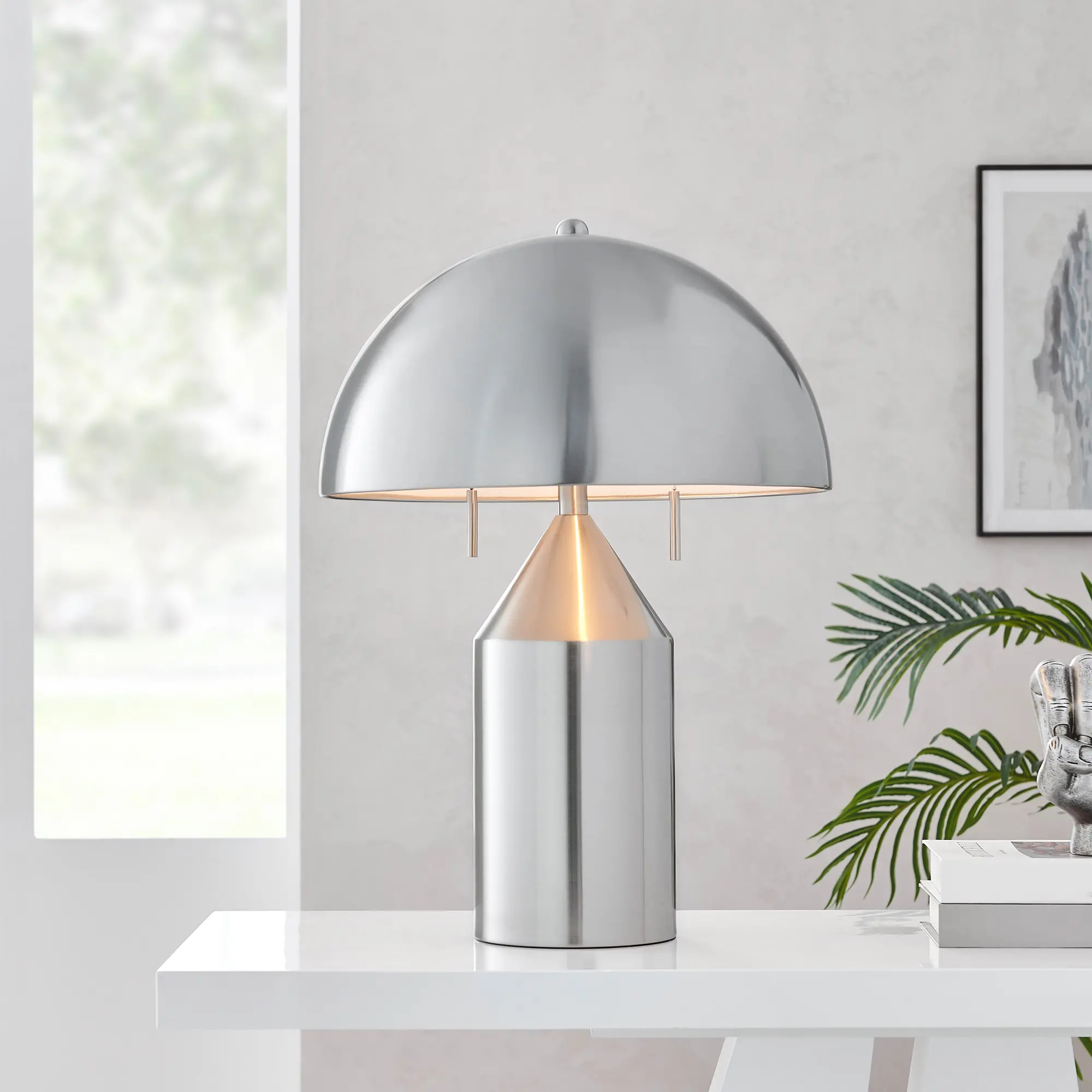 Ranae Brushed Nickle Table Lamp-2