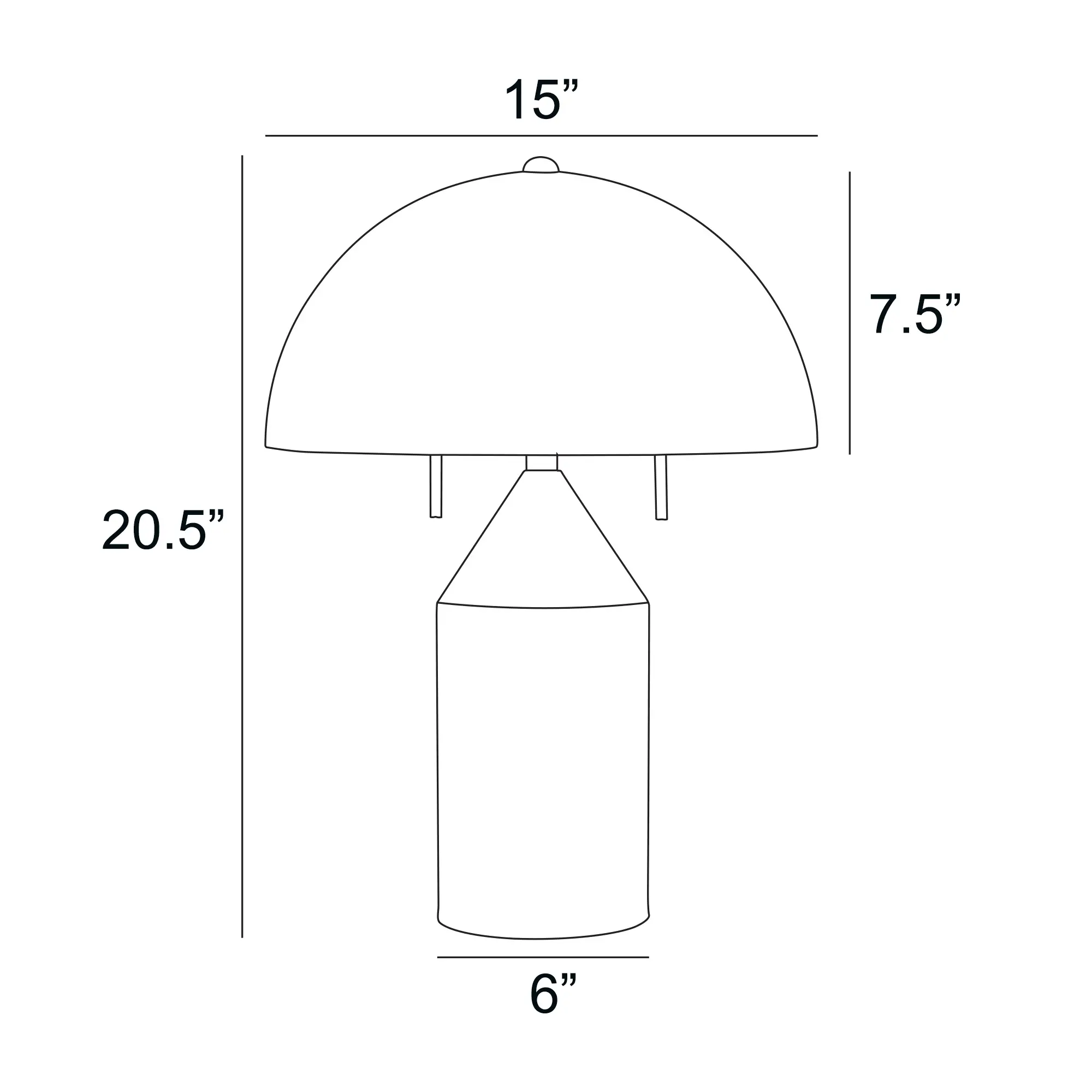 Ranae Brushed Nickle Table Lamp-3