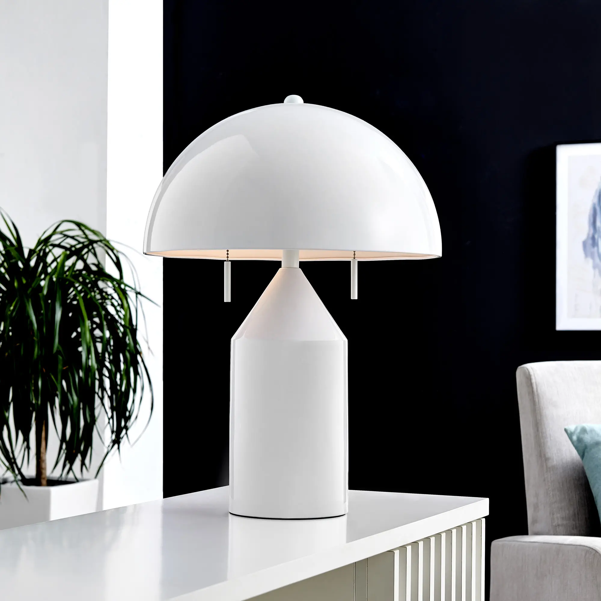 Ranae White Table Lamp-2