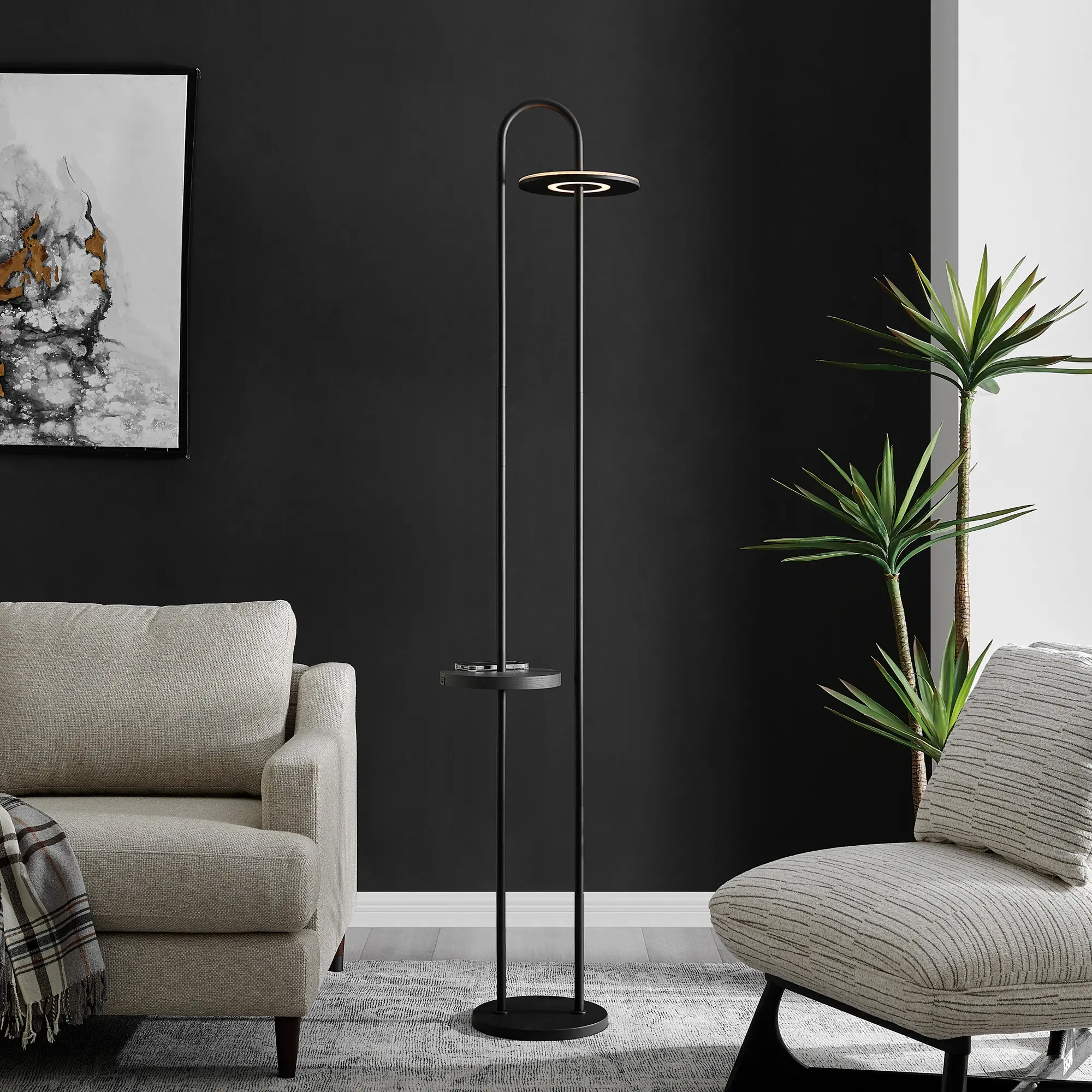 Wonda Black Floor Lamp-2