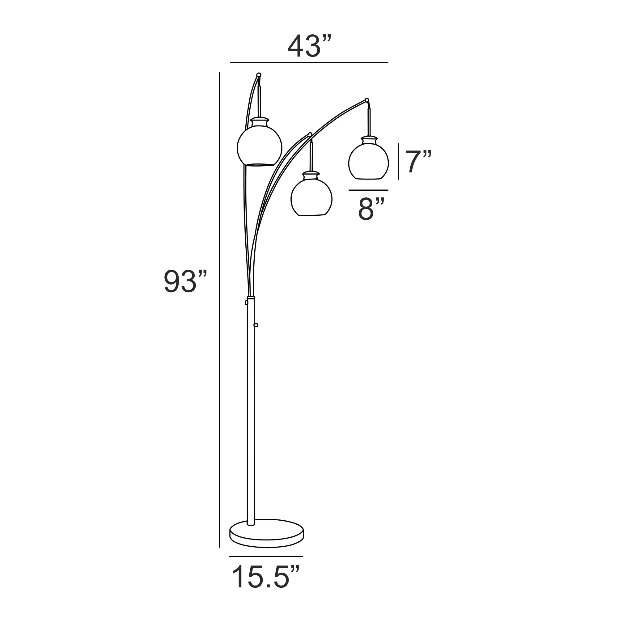 Philis Gold Floor Lamp-4