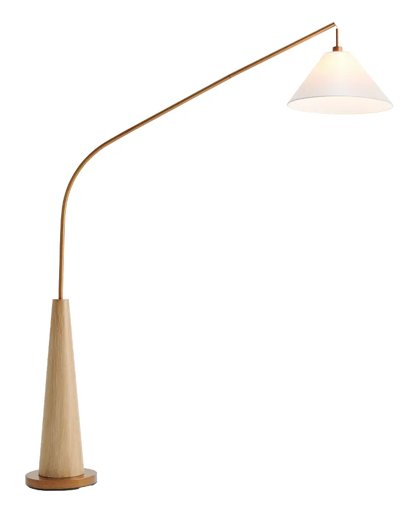 Flann Brown Floor Lamp