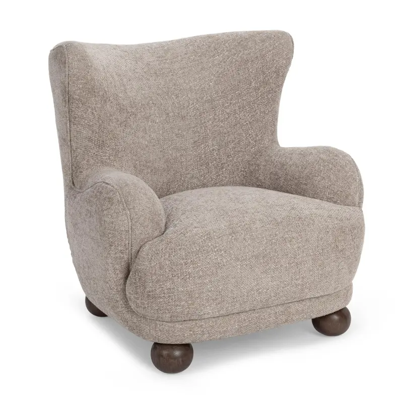 Penelope Taupe Accent Chair