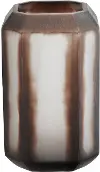 Stefano Large Glass Bronze Vase