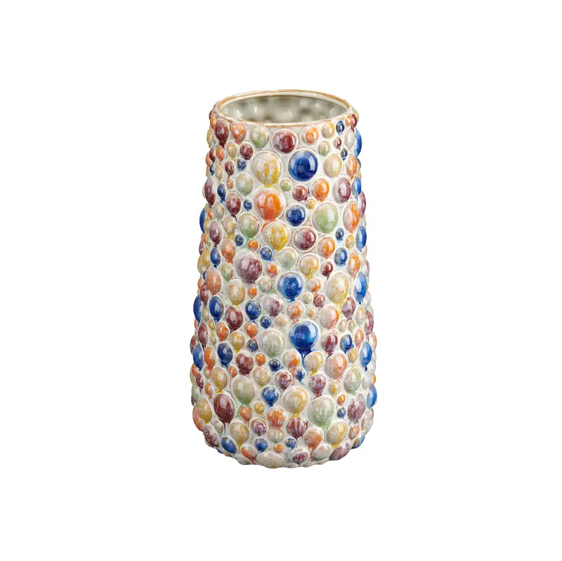 Baltimore Large Ceramic Multicolor Vase