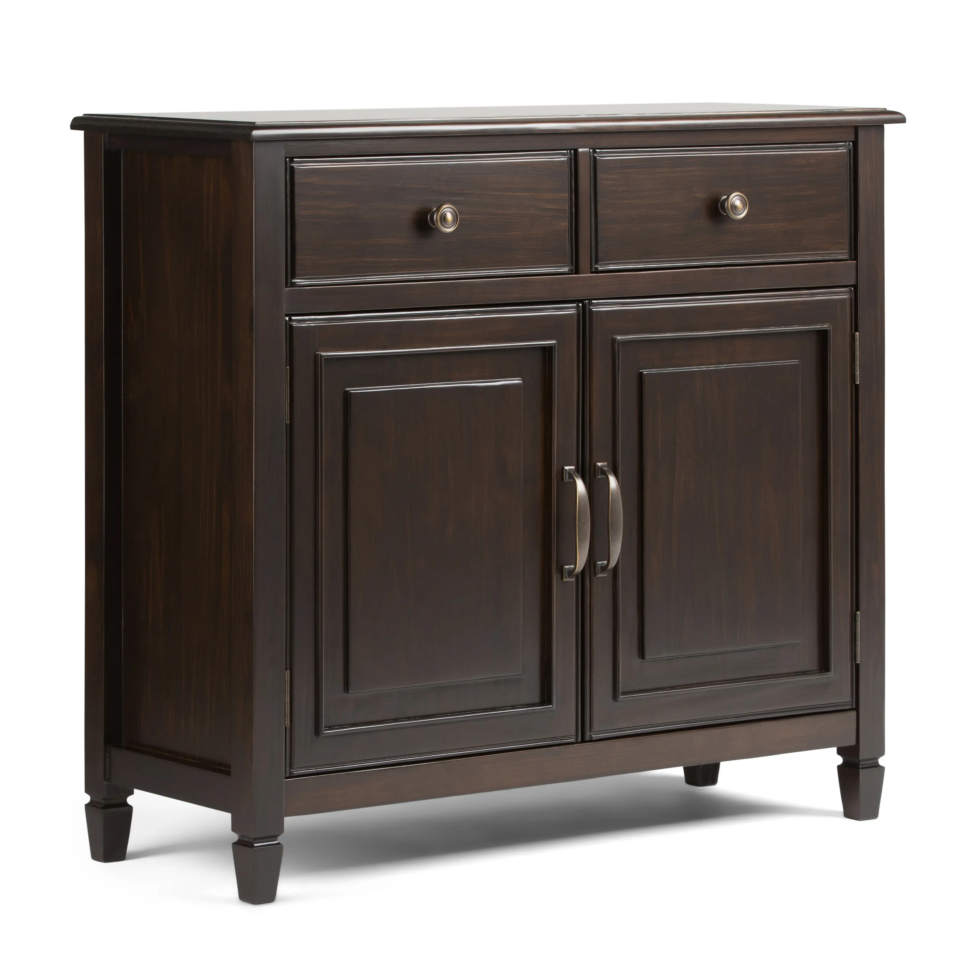 Danforth Amber Brown Entryway Storage Cabinet-1