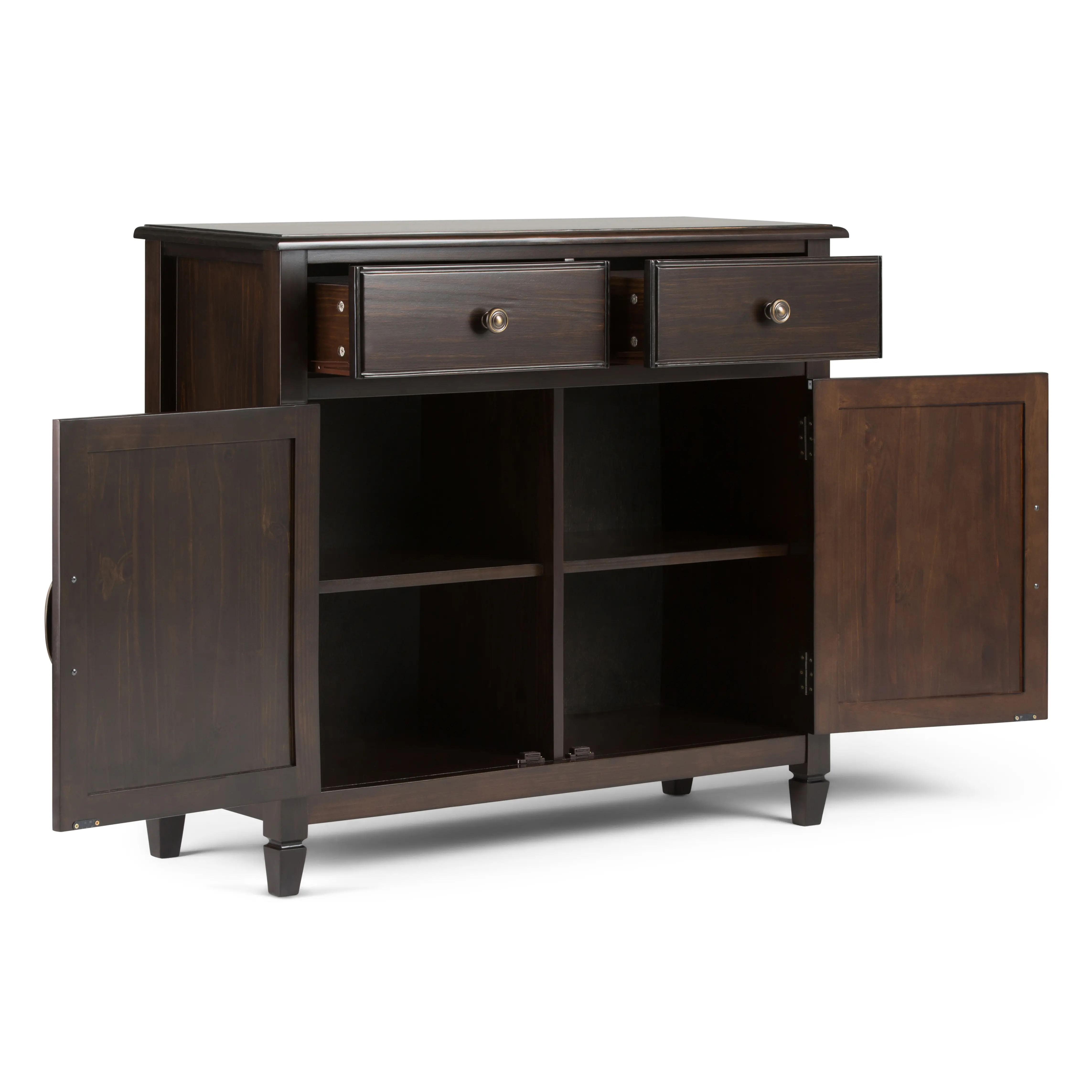Danforth Amber Brown Entryway Storage Cabinet-5