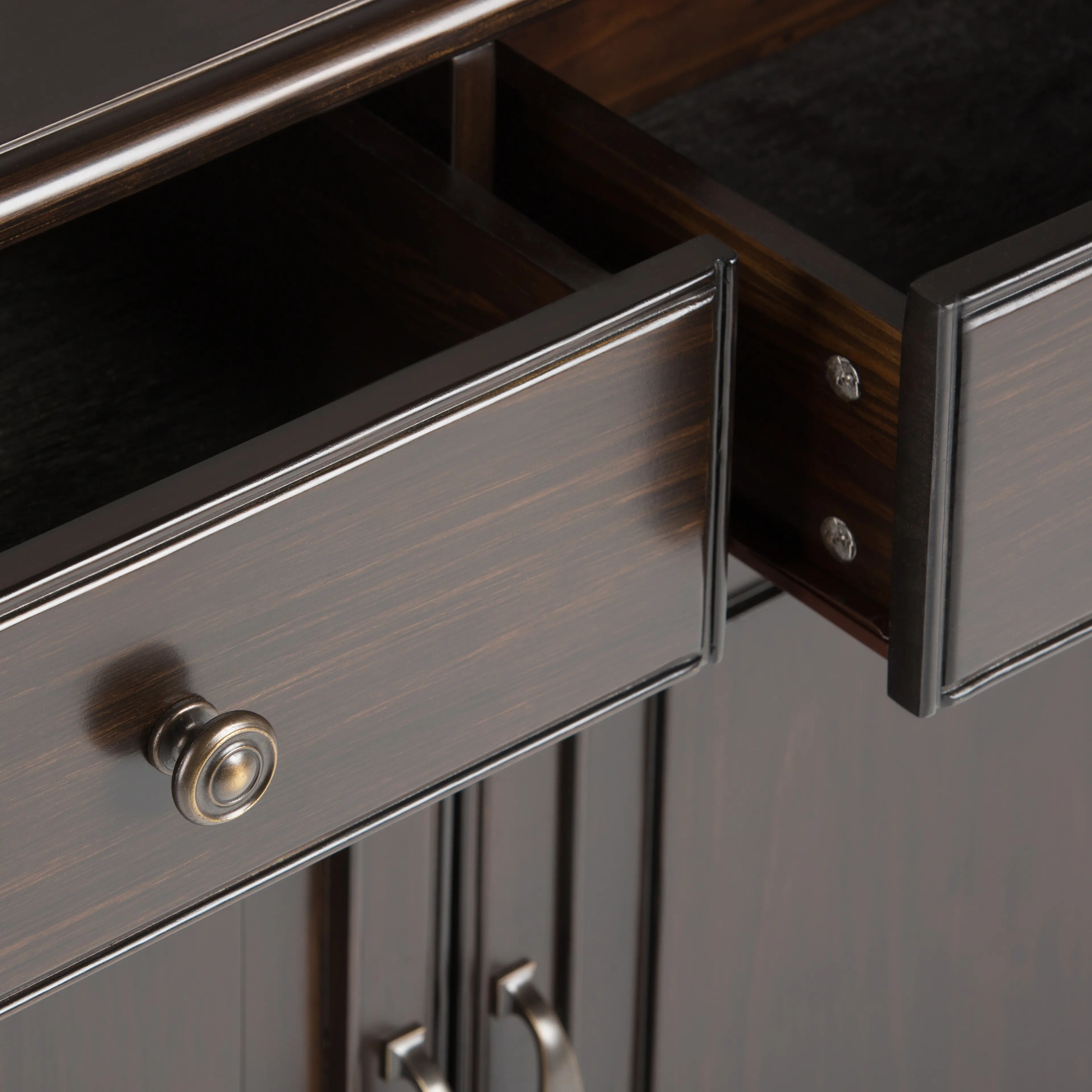 Danforth Amber Brown Entryway Storage Cabinet-7