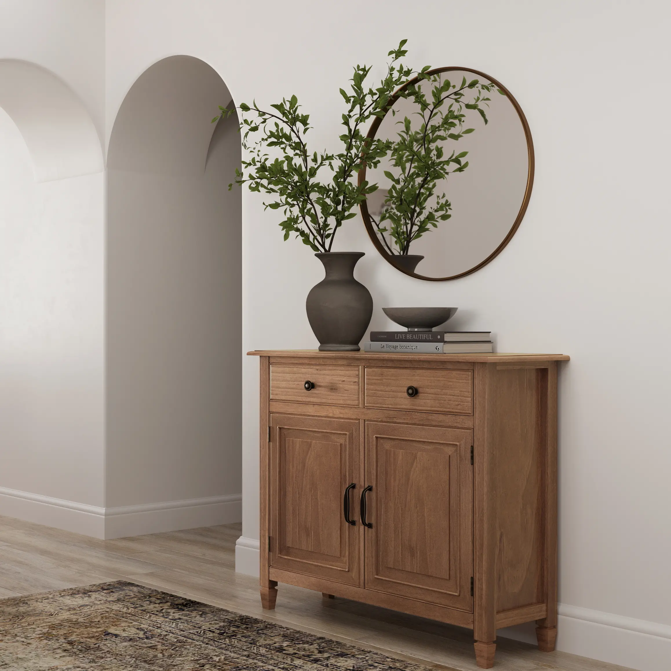 Danforth Chestnut Brown Entryway Storage Cabinet-2