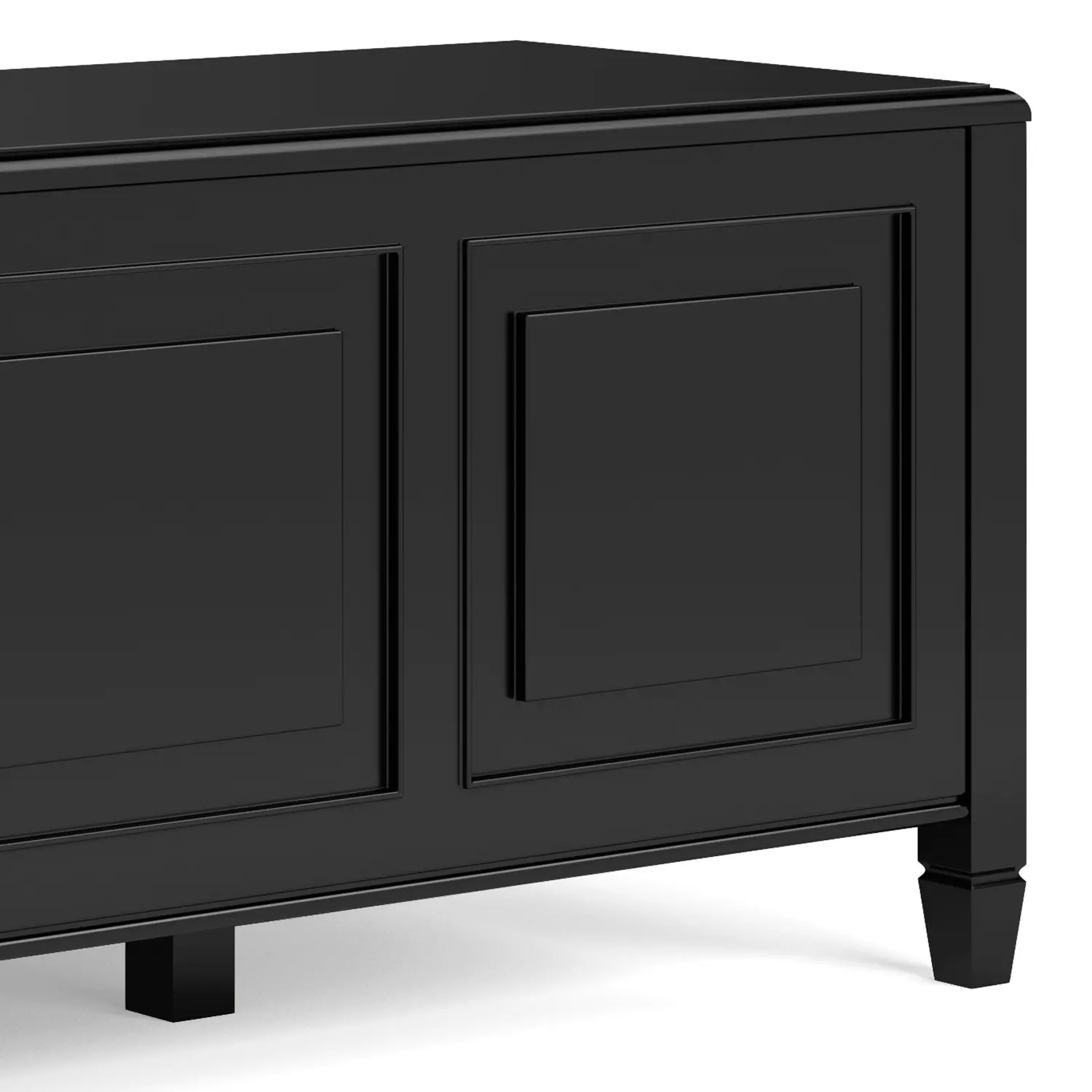 Danforth Ebony Black Storage Bench Trunk-8