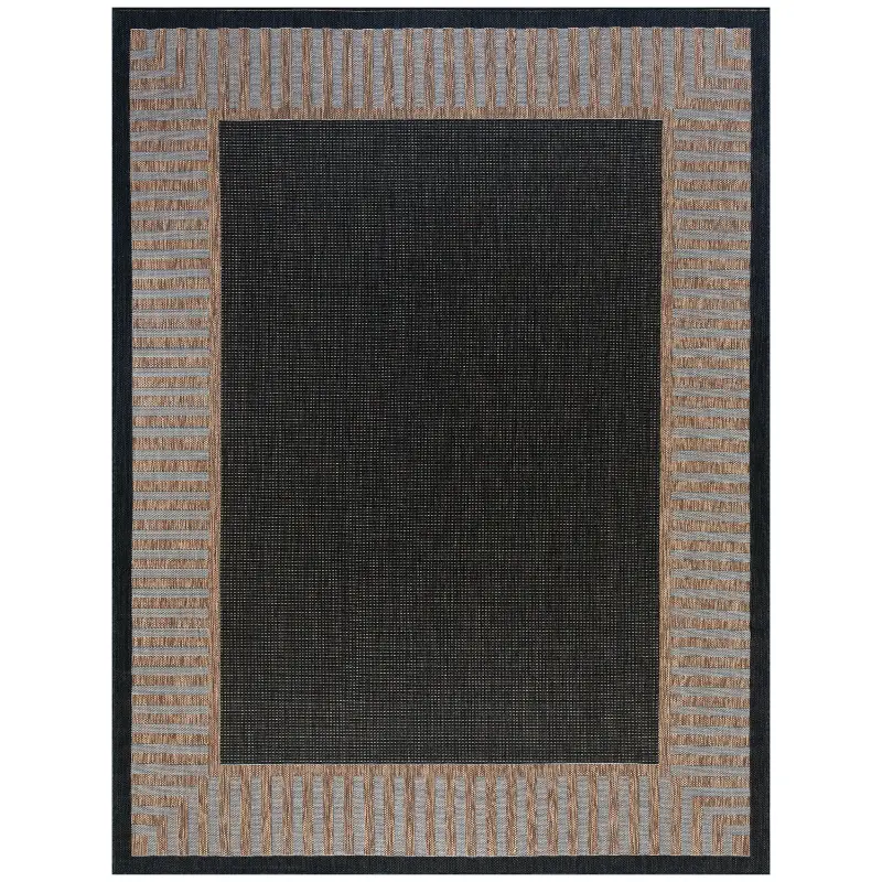 Elgin 9 x 12 Gold Indoor-Outdoor Area Rug