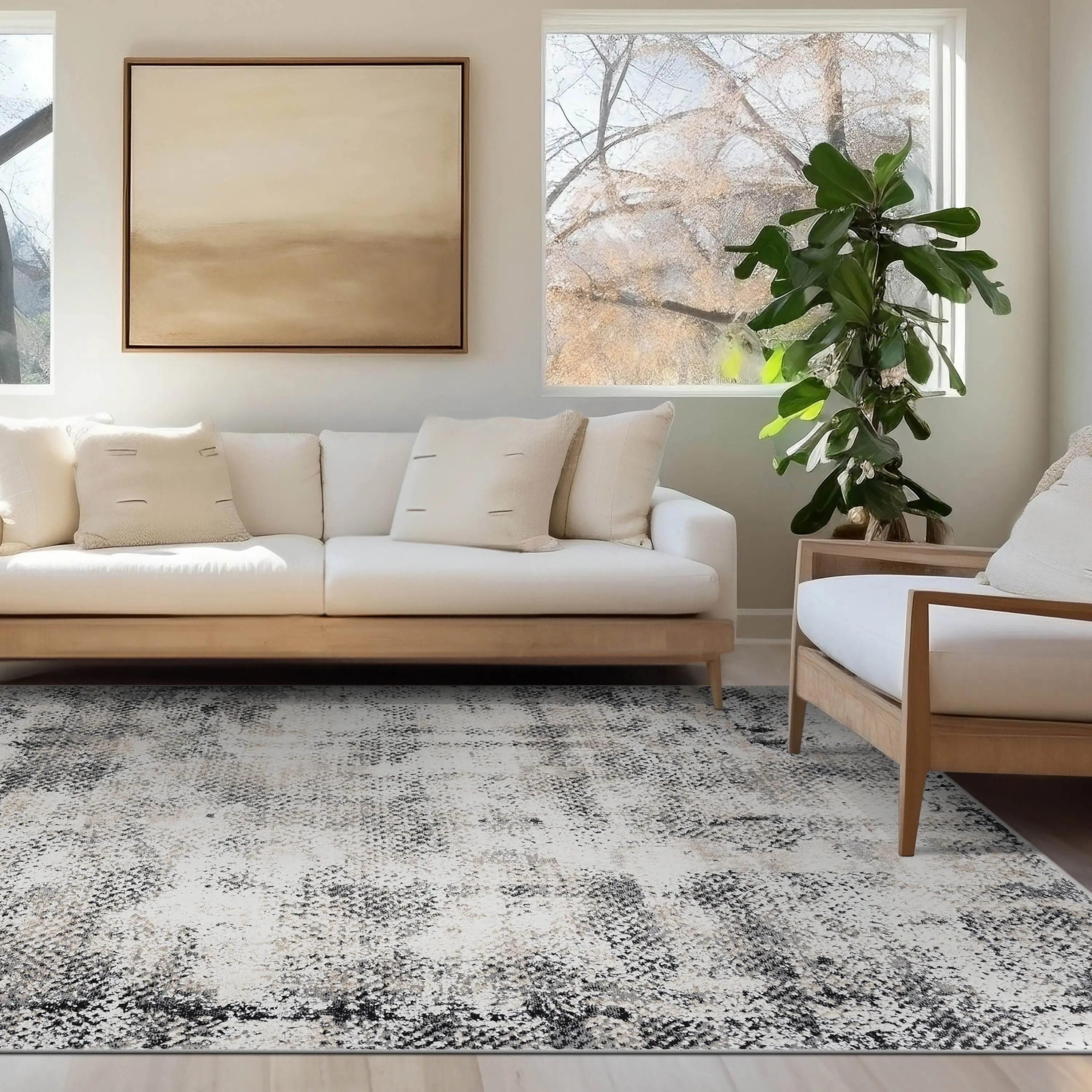 ALH1321 9X12 Adrian 9 x 12 Beige Area Rug-2
