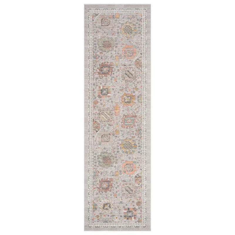 Alyssa 2 x 8 Gray Runner Rug