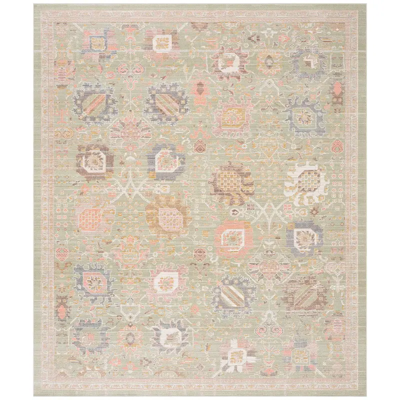 Alyssa 8 x 10 Sage Green Area Rug