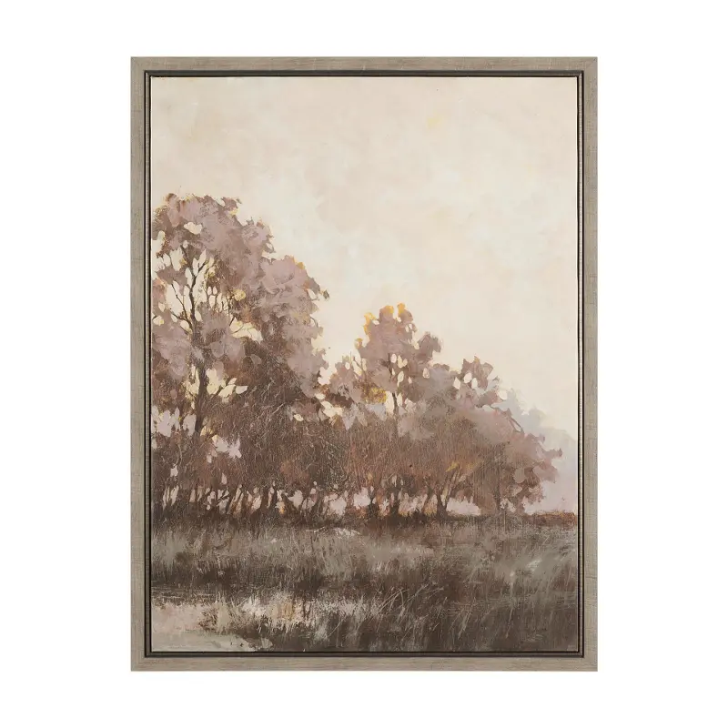 Calm Horizon II Text Framed Art