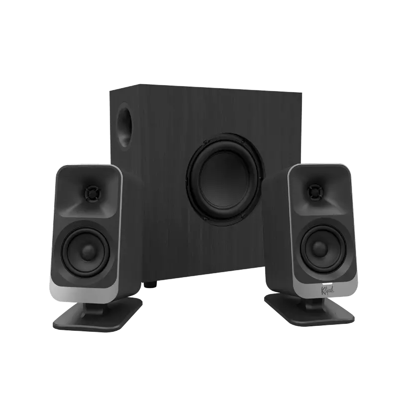 Klipsch ProMedia Lumina 2.1 Computer Speakers with LED Lighting