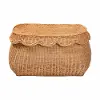 267-14595-RCW Bali & Pari Ayleen Natural Rattan Basket with Scalloped Lid