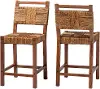262-2PC-14343-RCW Chabela Seagrass Counter Stool Set of 2