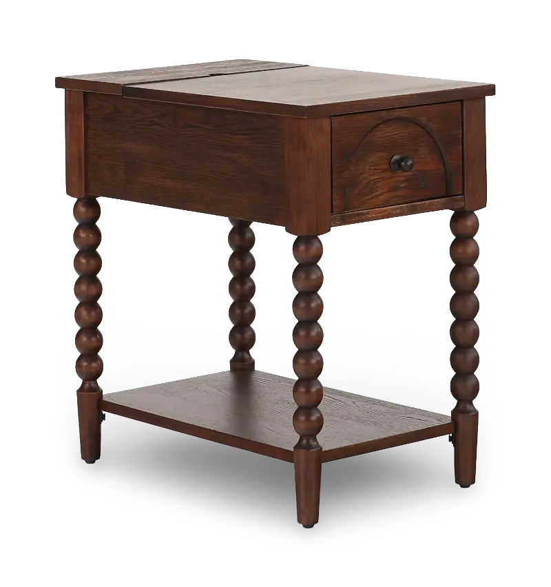 Turnwood Brown Side Table