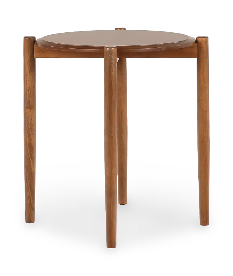 Alvar Brown End Table