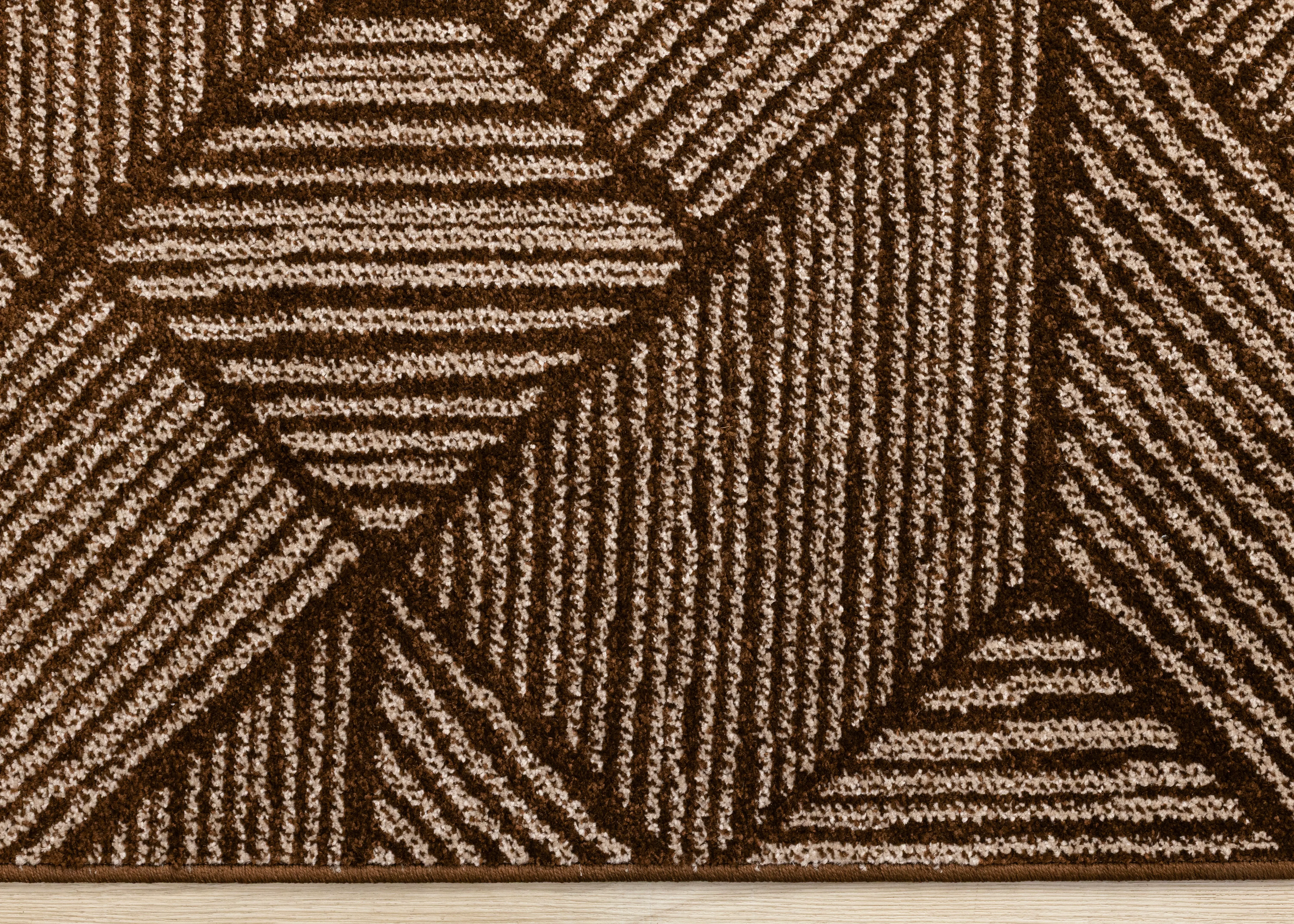 16202-320 160230 Century 5 x 8 Brown Area Rug-3