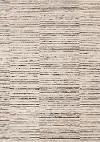 K717-9252 240320 Luca 8 x 10 White and Gray Striped Area Rug