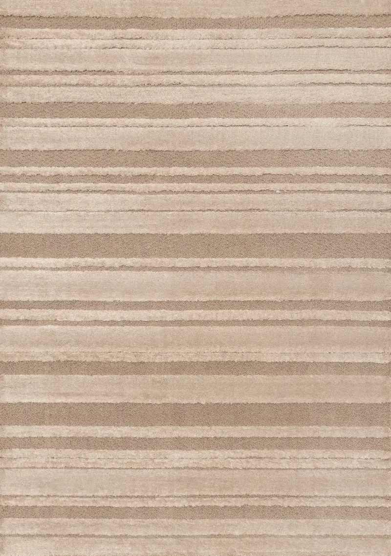 Luxe 8 x 11 Beige Area Rug