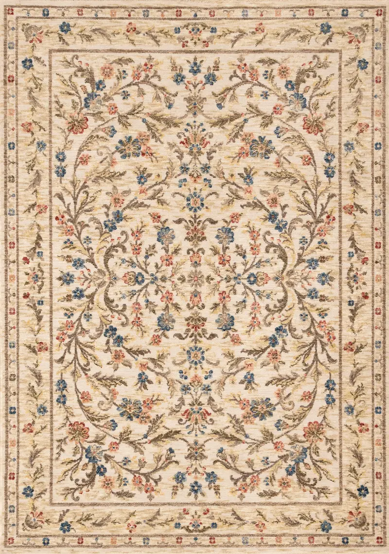 Meadow 5 x 8 Cream Area Rug