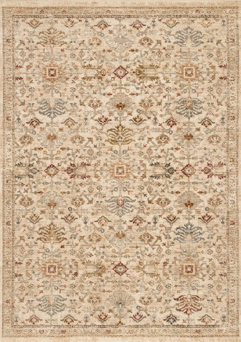 Monarch 8 x 11 Beige Area Rug