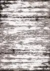P387-QT43 160230 Posh 5 x 8 Black and White Area Rug