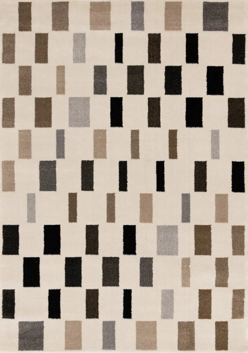 Shade 5 x 8 Beige and Black Area Rug
